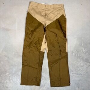Vintage 70s Duxbak Brush Pants Mens 36x31 Hunting Upland Field Canvas Two Tone